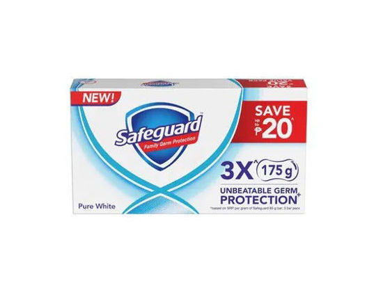 Picture of Safeguard Soap (White) 175G x 3