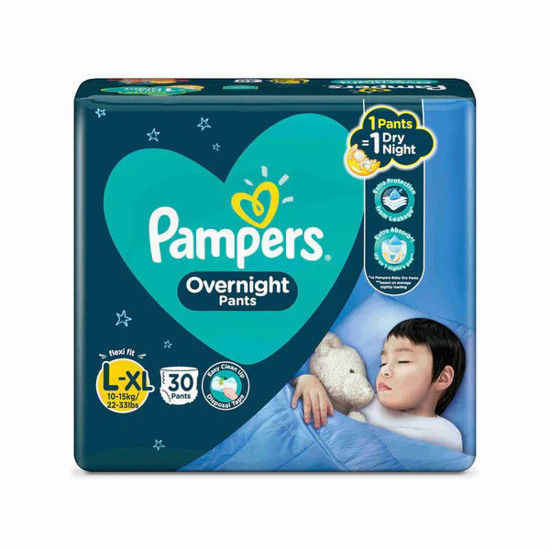 Picture of Pampers Overnight Pants Large  30s (save 12%)