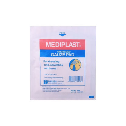 Picture of MEDIPLAST GAUZE PAD 4X4