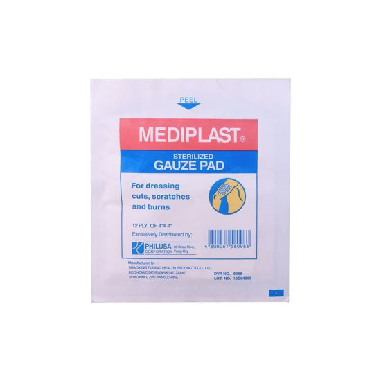 Picture of MEDIPLAST GAUZE PAD 4X4