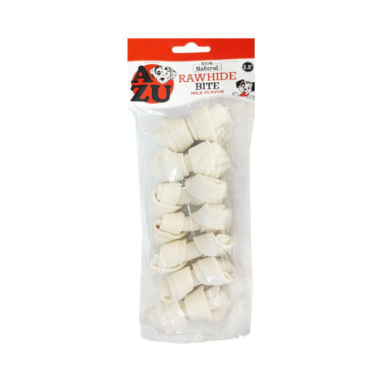 Picture of Azu Rawhide Bite Milk Flavor 2.5in