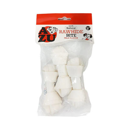 Picture of Azu Rawhide Bite Milk Flavor 5in