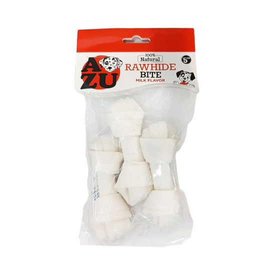 Picture of Azu Rawhide Bite Milk Flavor 5in