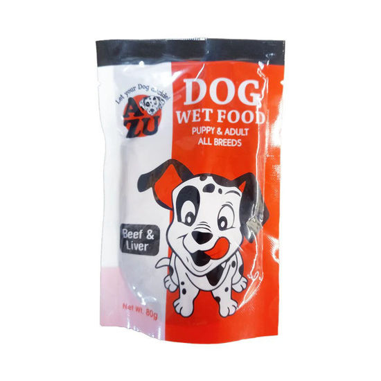Picture of Azu Wet Dog Food Beef And Liver 80g