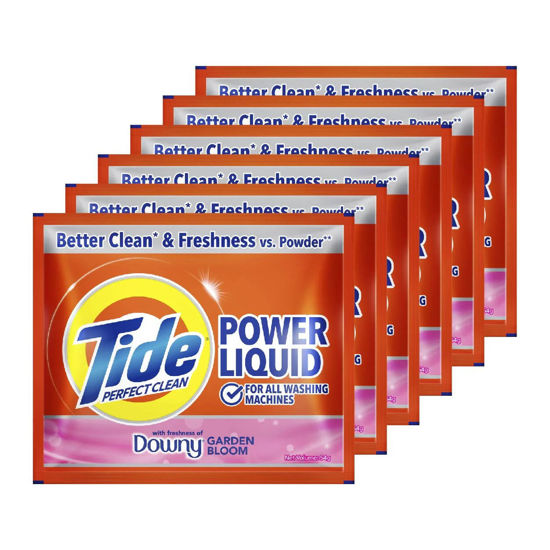 Picture of Tide Power Liquid Downy Garden Bloom 54g (6+1 Free)