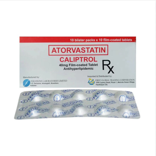 Picture of Saatin 40mg Tablet 10s (Atorvastatin calcium)