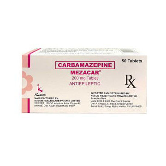 Picture of Mezacar (Carbamazepine) 200mg Tablet x 50s