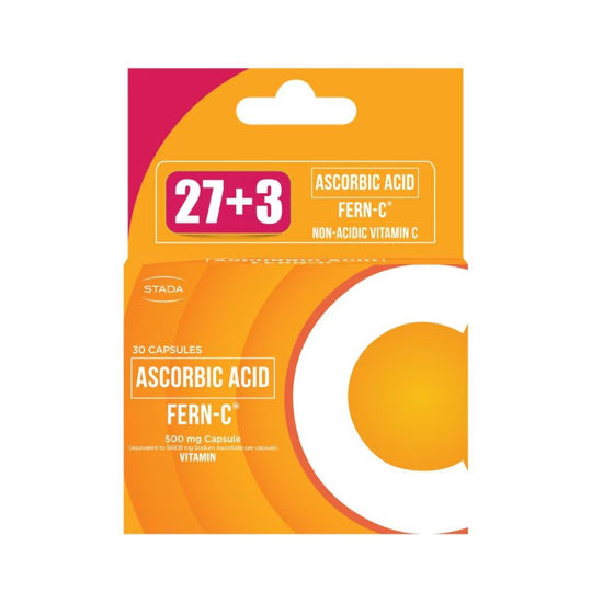 Picture of Fern C Ascorbic Acid (As Sodium Ascorbate) 27+3 Capsules