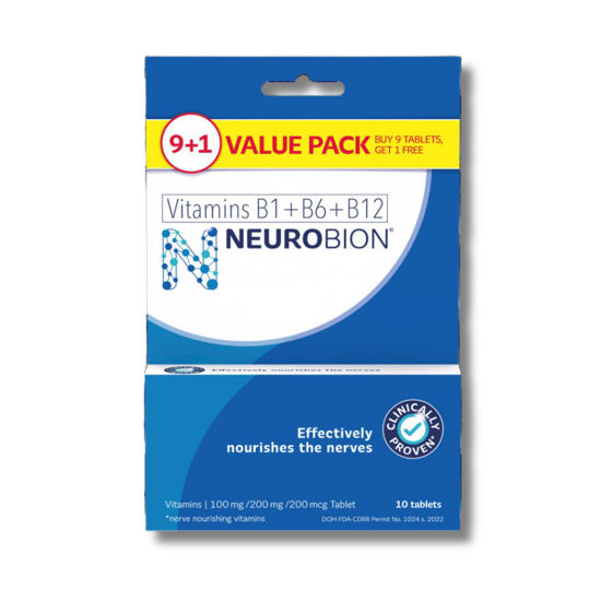 Picture of Neurobion Tablet (Vit. B1+B6+B12) ( 9+1 Promo )