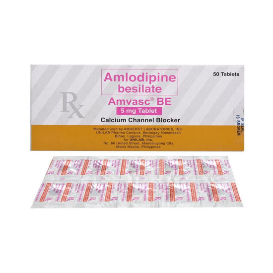 Picture of Amvasc BE Amlodipine besilate 5mg - 10's