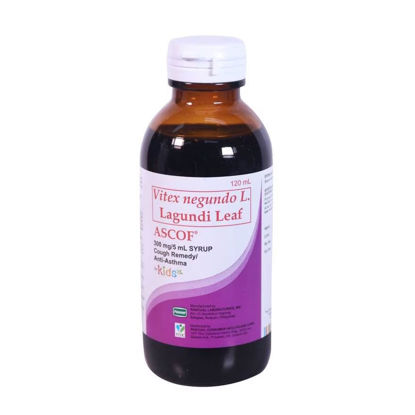 Picture of Ascof 300mg/5ml Grape 120ml