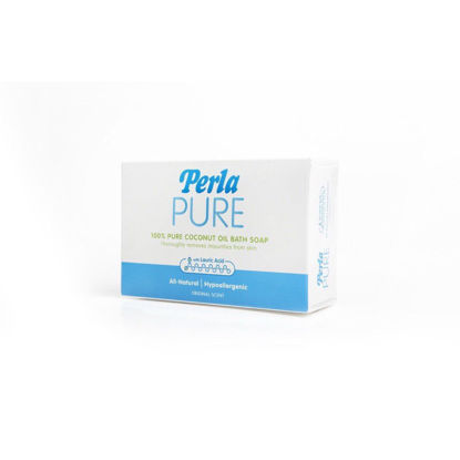 Picture of Perla Pure 100% Pure Coconut Oil Bath Soap 125g