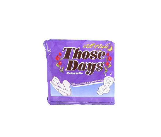 Picture of Those Days Sanitary Napkins With Wings 8's