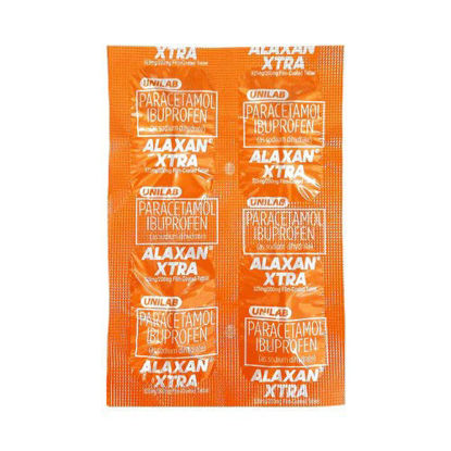 Picture of Alaxan Xtra 325mg/200mg Film Coated Tablet X 4's