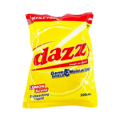 Picture of Dazz Dishwashing Liquid Lemon Refill Pack 200ml