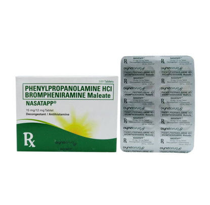 Picture of Nasatapp 15mg / 12mg  - 20's