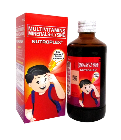 Picture of Nutroplex Multivitamins with Lysine Syrup 120ml